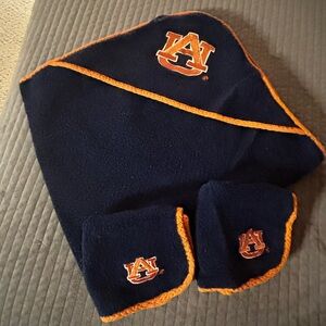 Auburn Football baby towel and wash rags (3pc)